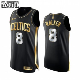 Maglia NBA Boston Celtics Kemba Walker 8 2020-21 Nero Golden Edition Swingman - Bambino